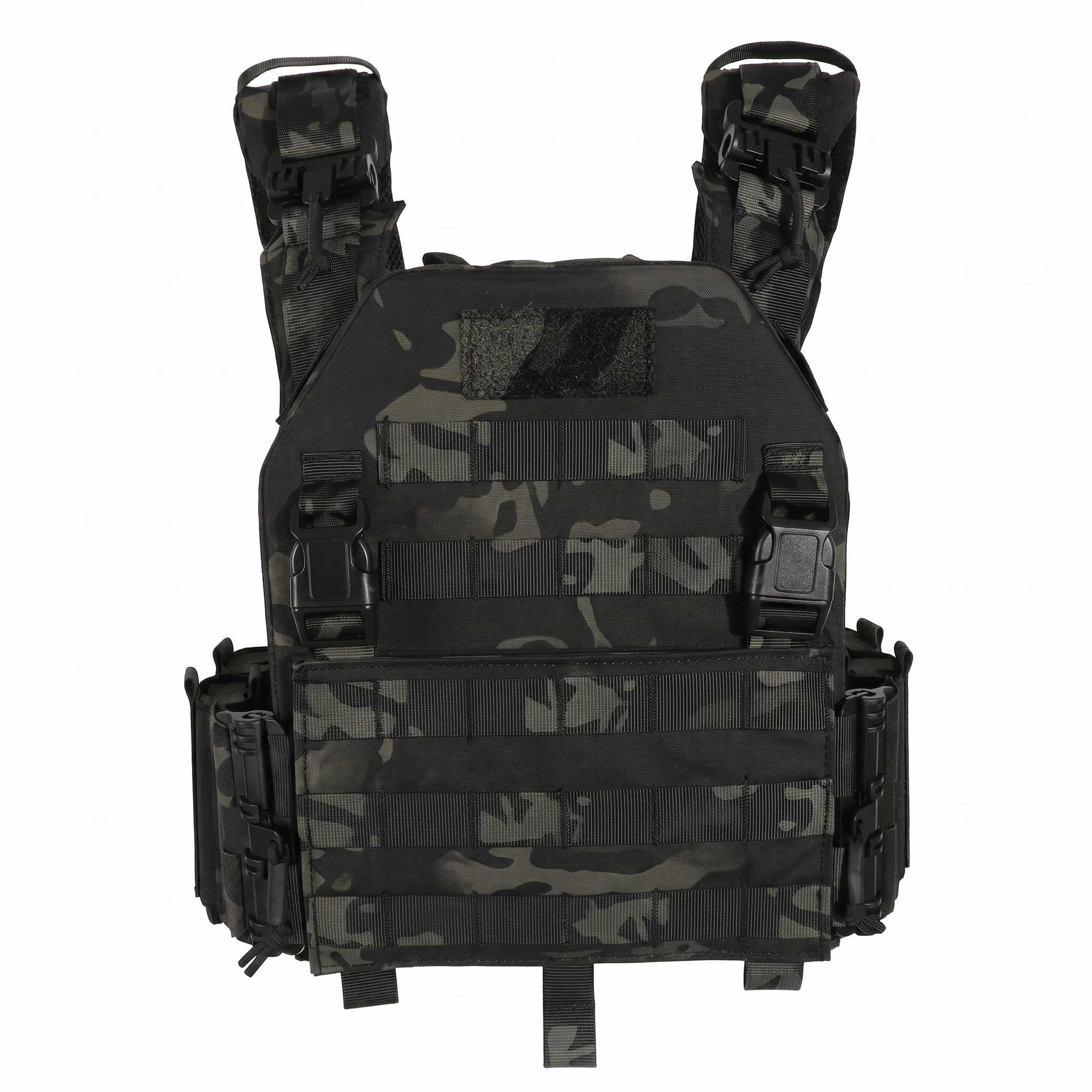 Tactical Vest Men - Colete Tático com Recursos Modulares Multifuncionais