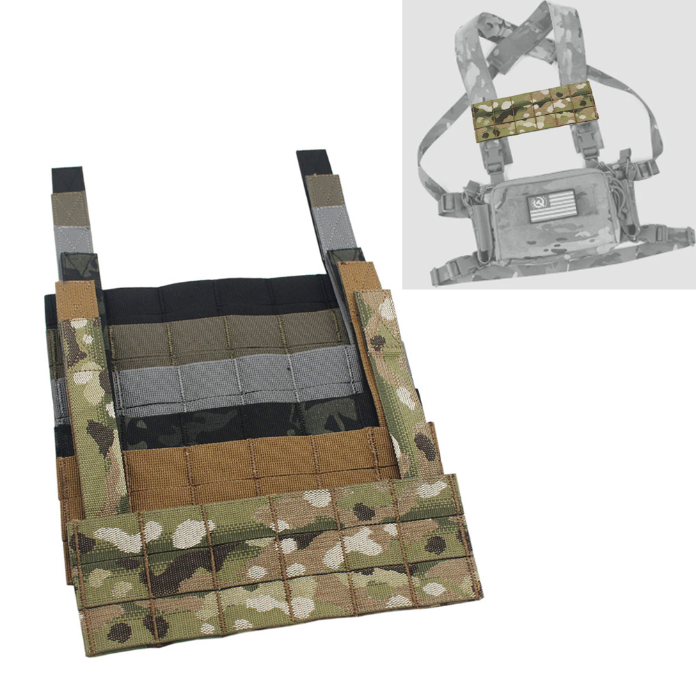 Tactical Vest Men - Tactical Peito Rig Painel para Caça,