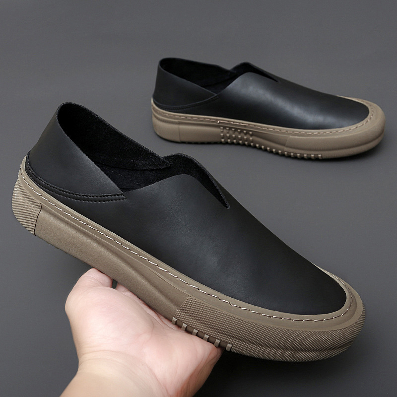 Mocassins de couro genuíno sap - Suede Loafers Men avaliação e preço