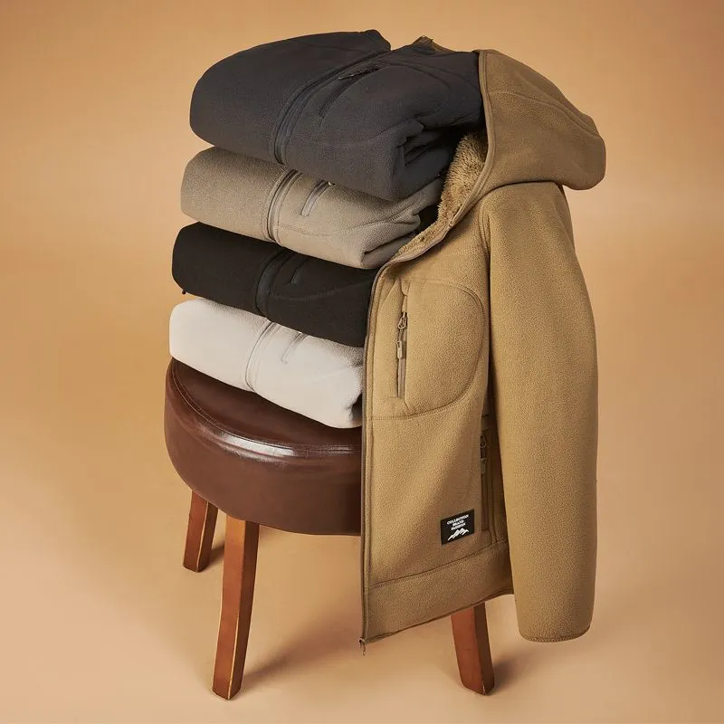 Inverno engrossado velo sherpa - Sherpa Jacket Fleece avaliação e preço