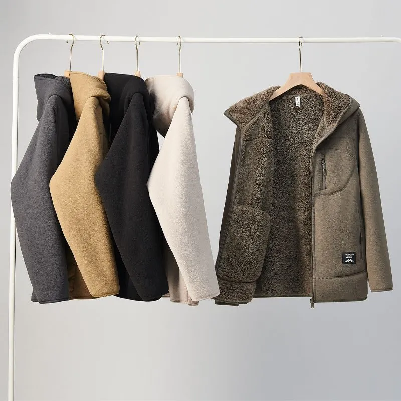 Inverno engrossado velo sherpa - Sherpa Jacket Fleece avaliação e preço
