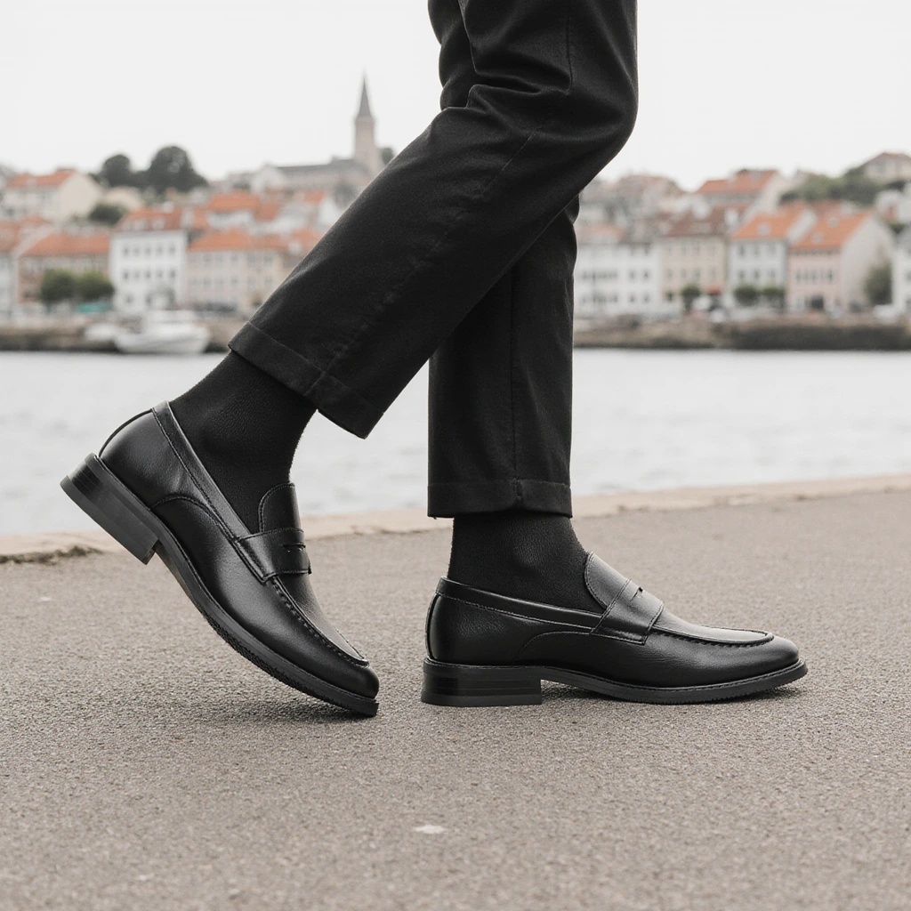Sapatos Clássicos de Couro Pre - Suede Loafers Men avaliação e preço