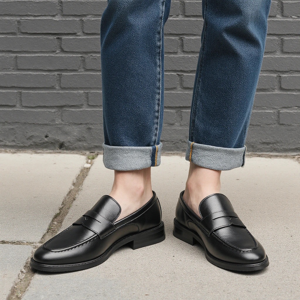 Sapatos Clássicos de Couro Pre - Suede Loafers Men avaliação e preço