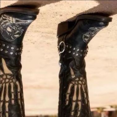 Botas Western Totem de Caveira - Mens Fashion Modern avaliação e preço