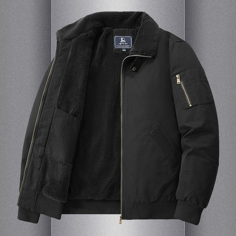 Jaqueta Masculina de Algodão S - Sherpa Jacket Fleece avaliação e preço