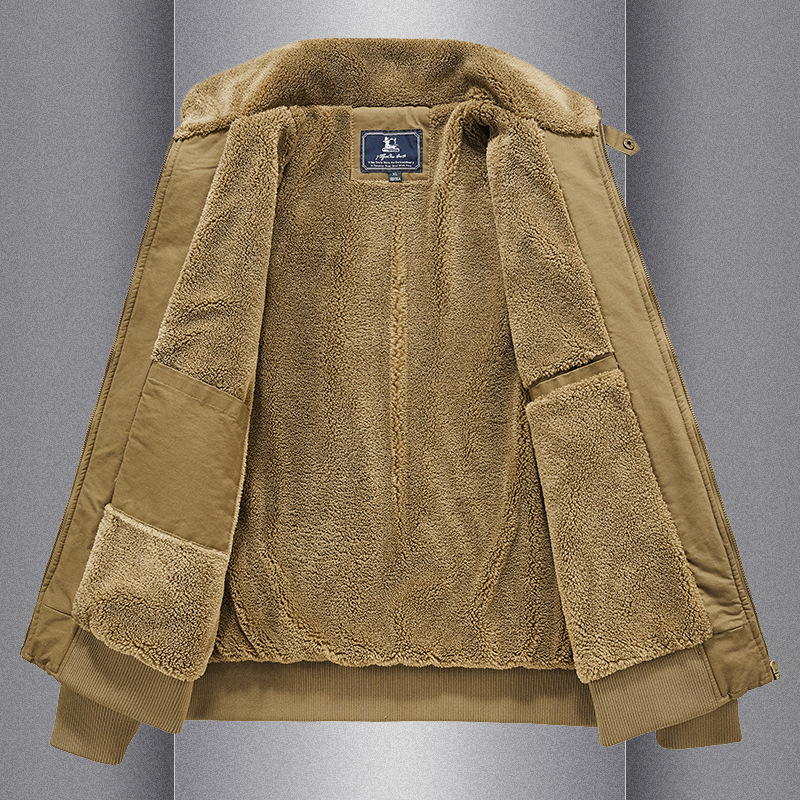 Jaqueta Masculina de Algodão S - Sherpa Jacket Fleece avaliação e preço