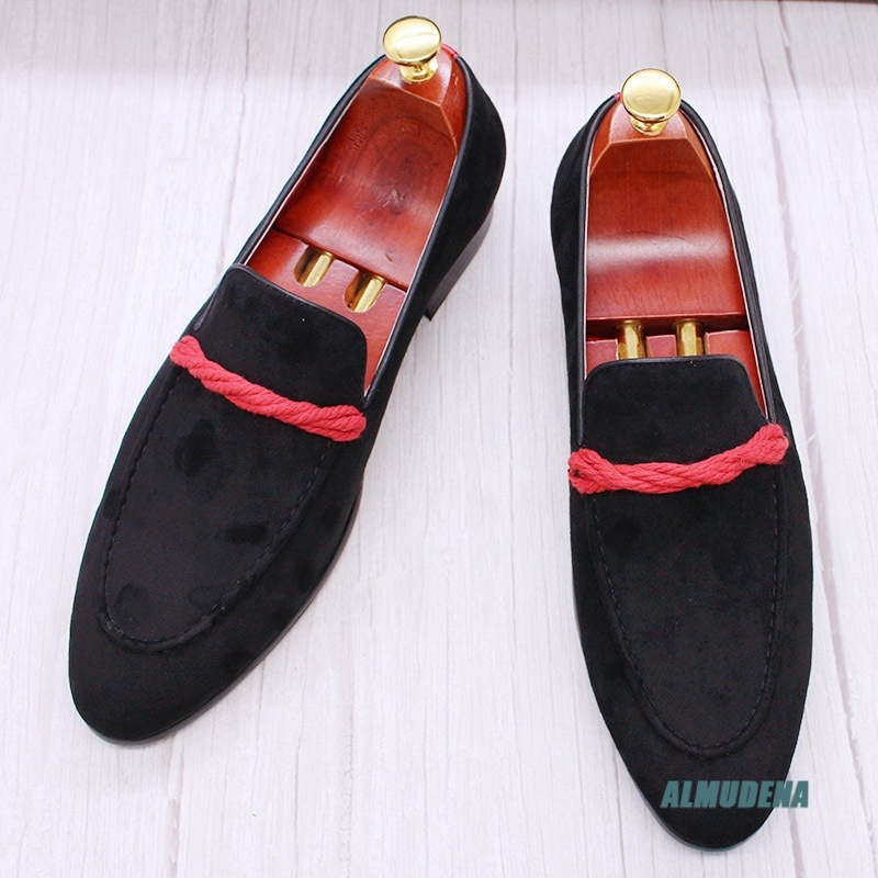 Mocassins retrô de camurça com - Suede Loafers Men avaliação e preço