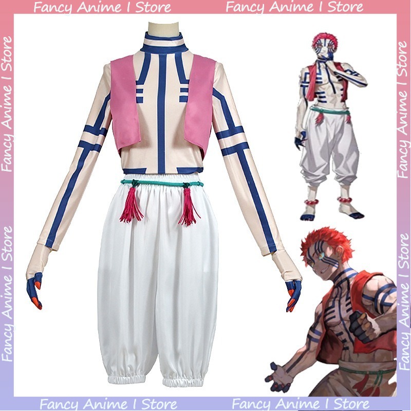 Fantasia de Cosplay Akaza de A - Men'S Fashion Trousers avaliação e preço