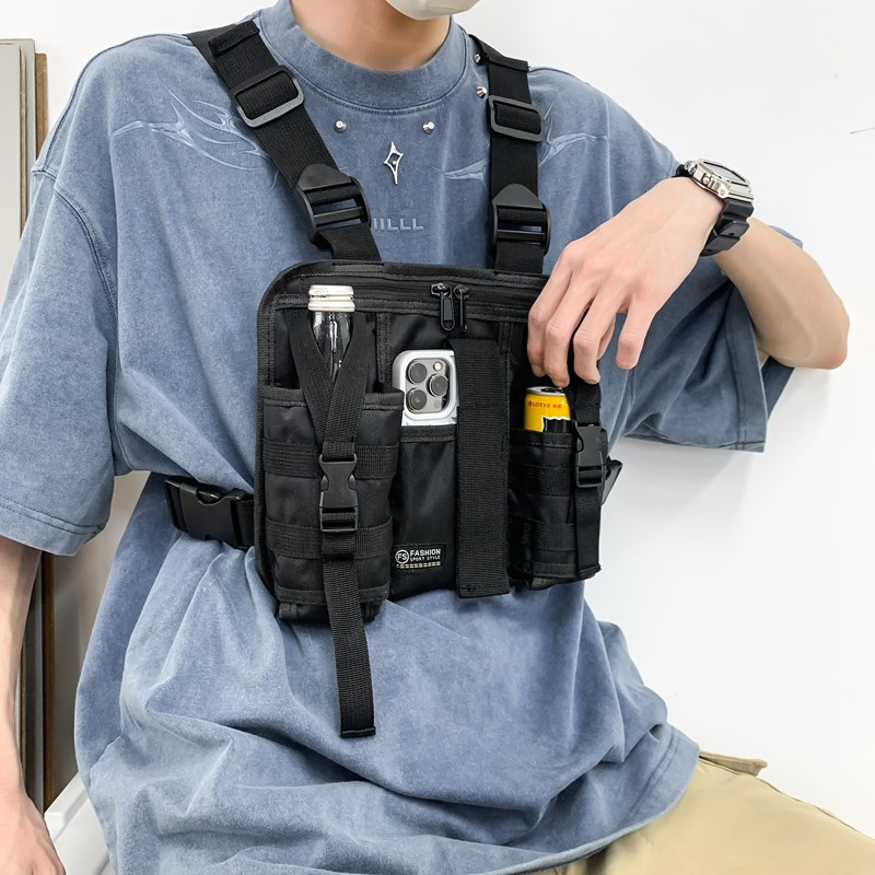 Hip-hop streetwear masculino s - Tactical Vest Men avaliação e preço