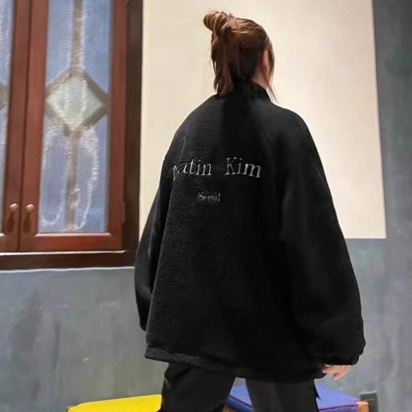 Jaqueta feminina MATIN KIM com - Sherpa Jacket Fleece avaliação e preço