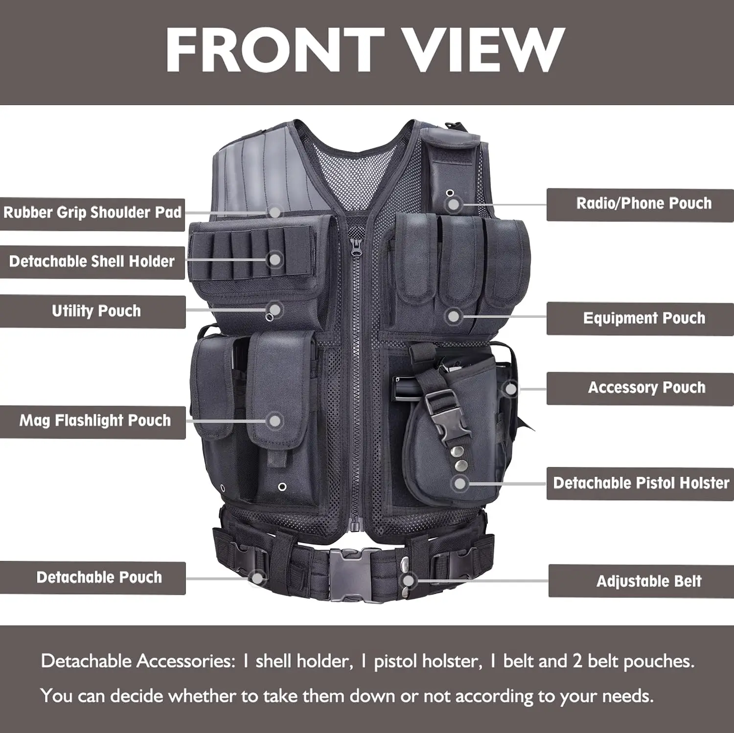 Colete de Airsoft SAMSIER, aju - Tactical Vest Men avaliação e preço