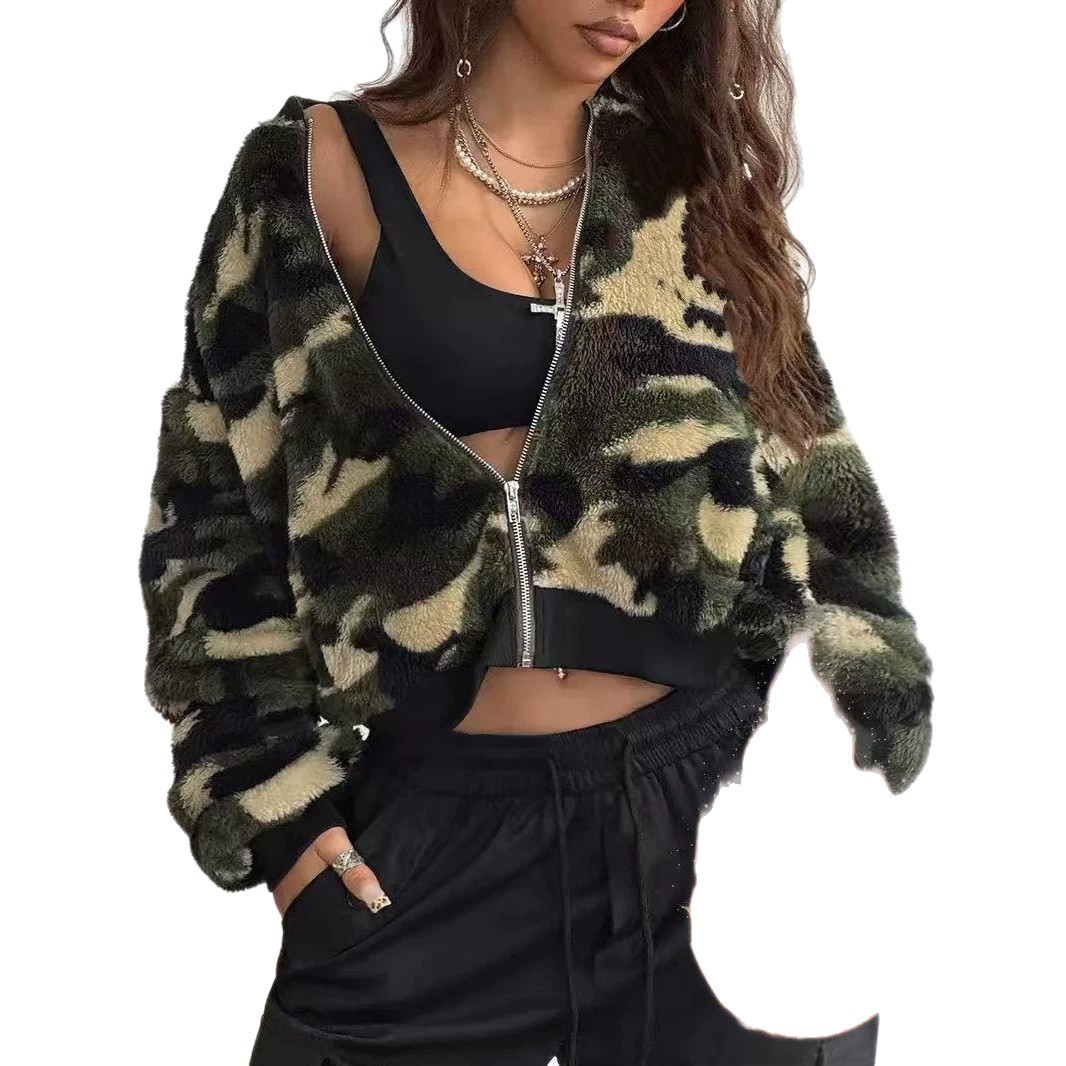 Jaqueta Curta Feminina de Flee - Sherpa Jacket Fleece avaliação e preço