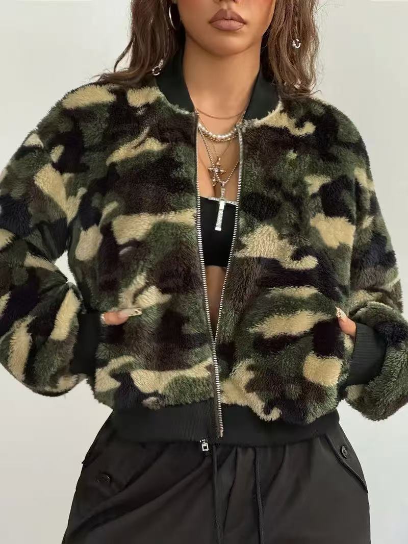 Jaqueta Curta Feminina de Flee - Sherpa Jacket Fleece avaliação e preço