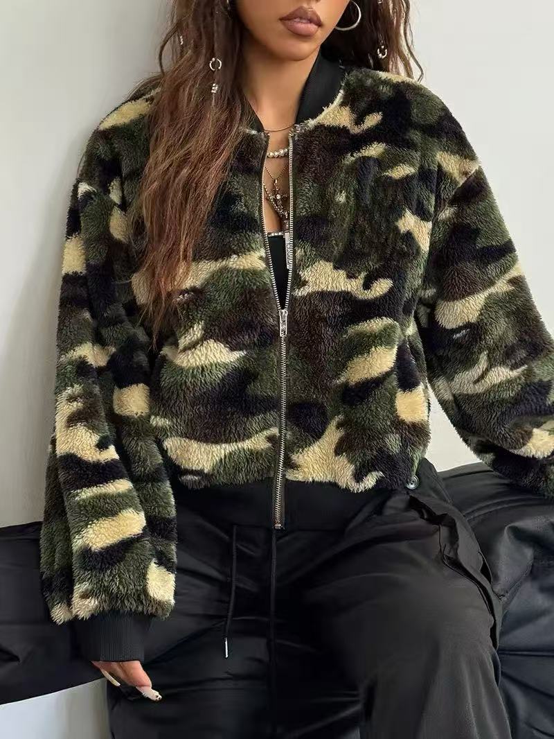 Jaqueta Curta Feminina de Flee - Sherpa Jacket Fleece avaliação e preço