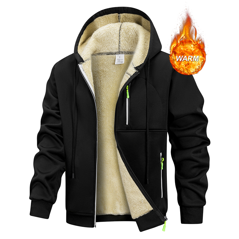 Inverno quente sherpa jaqueta  - Sherpa Jacket Fleece avaliação e preço