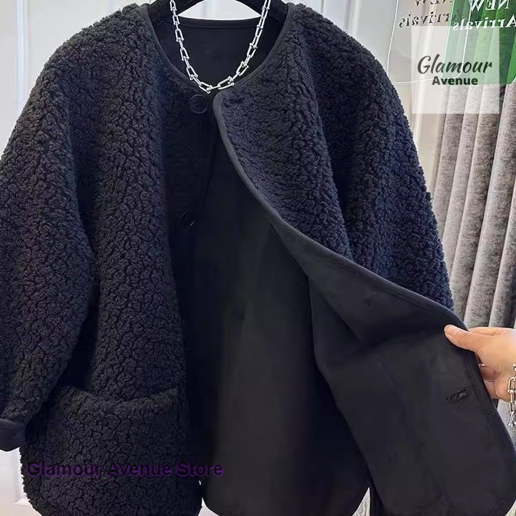 Casaco de lã de cordeiro estil - Sherpa Jacket Fleece avaliação e preço