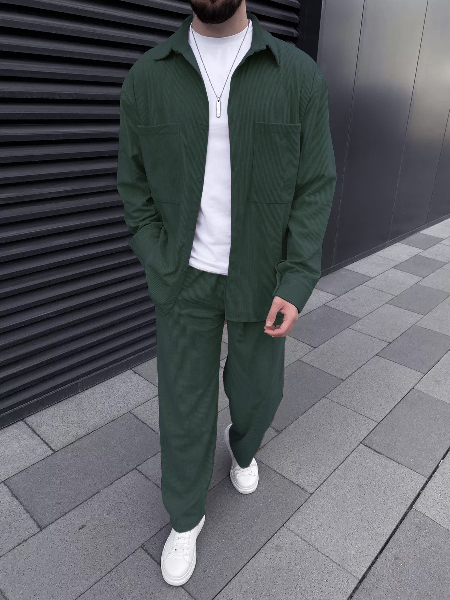 Conjunto Masculino de Corduroy - Men'S Fashion Trousers avaliação e preço