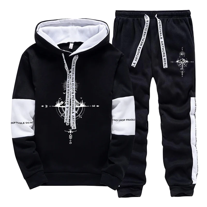 Novo Conjunto de Agasalho Masc - Men'S Fashion Trousers avaliação e preço