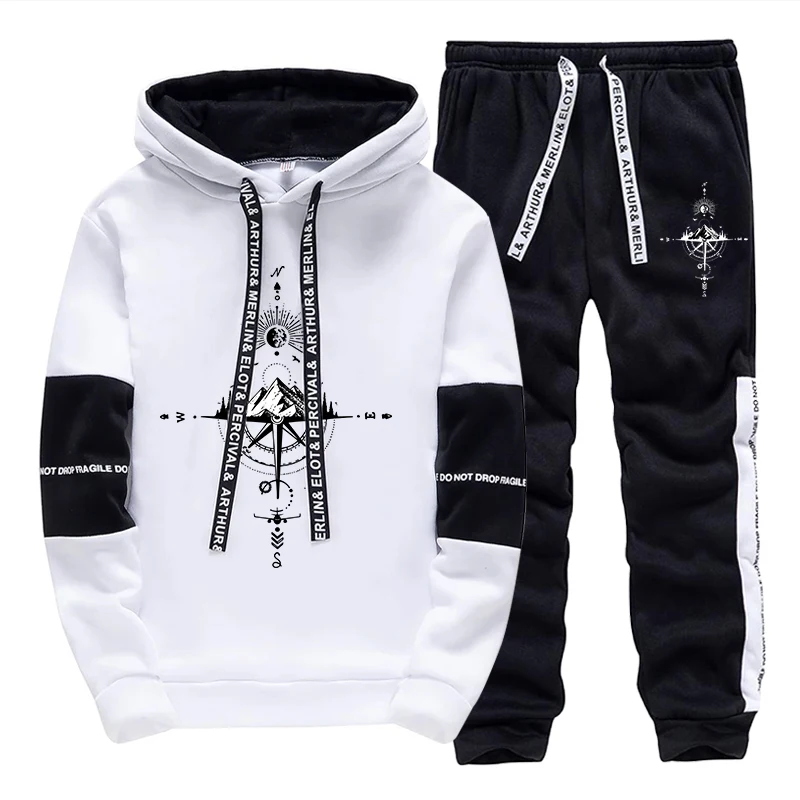 Novo Conjunto de Agasalho Masc - Men'S Fashion Trousers avaliação e preço