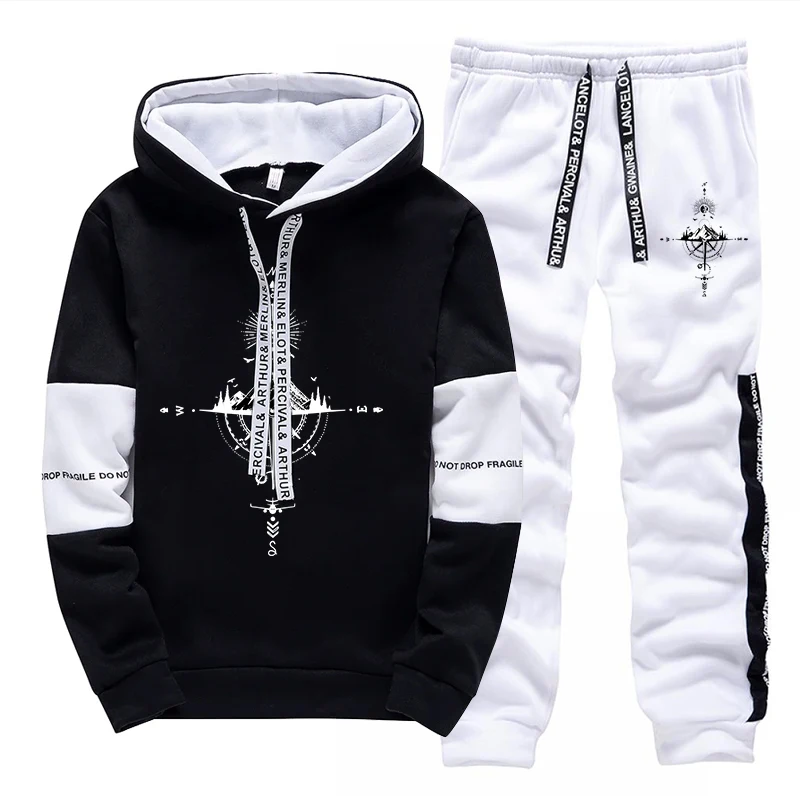 Novo Conjunto de Agasalho Masc - Men'S Fashion Trousers avaliação e preço