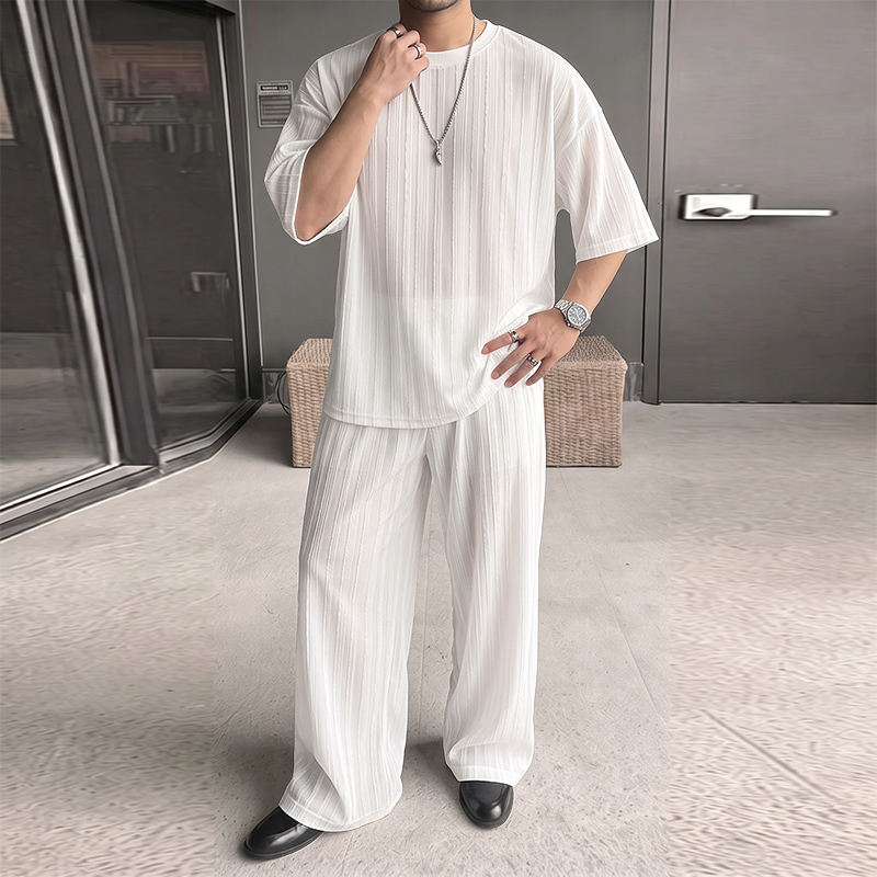 Conjuntos Masculinos INCERUN,  - Men'S Fashion Trousers avaliação e preço