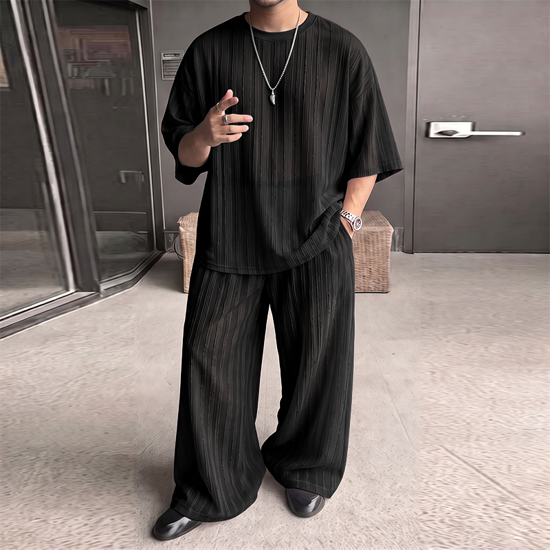 Conjuntos Masculinos INCERUN,  - Men'S Fashion Trousers avaliação e preço