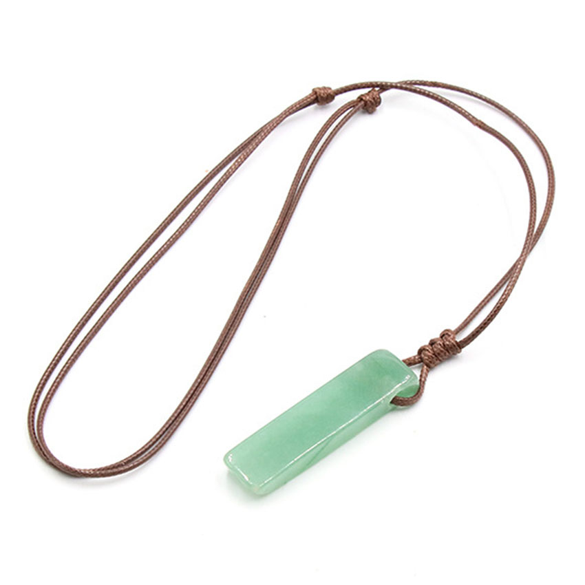 Colar com pingente de pedra re - Mens Fashion Modern avaliação e preço