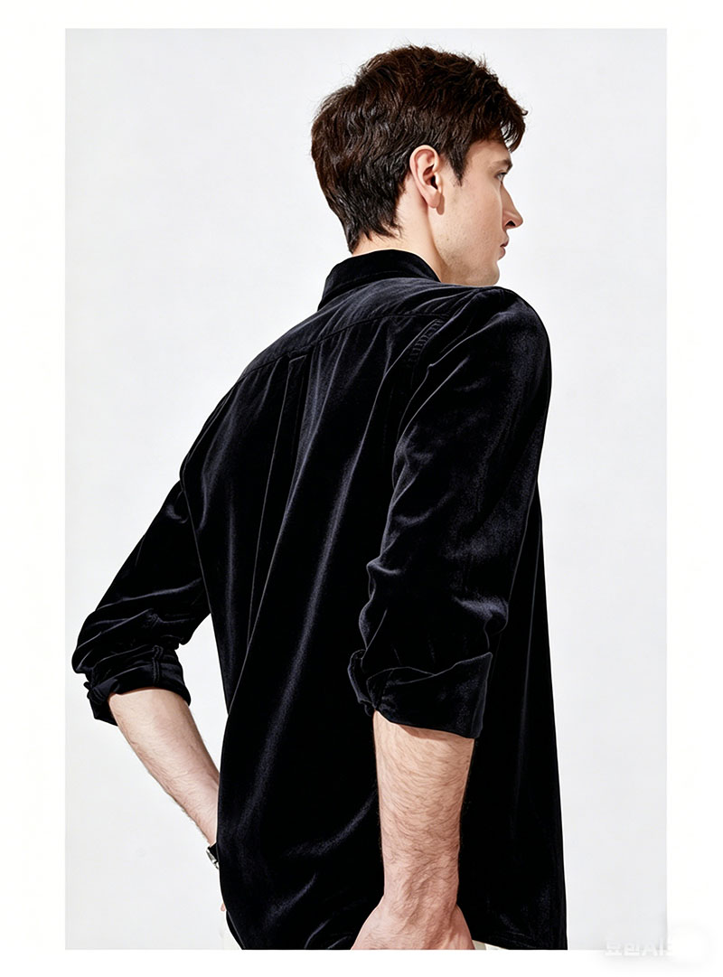 Camisa Masculina de Veludo de  - Men'S Fashion And Style avaliação e preço