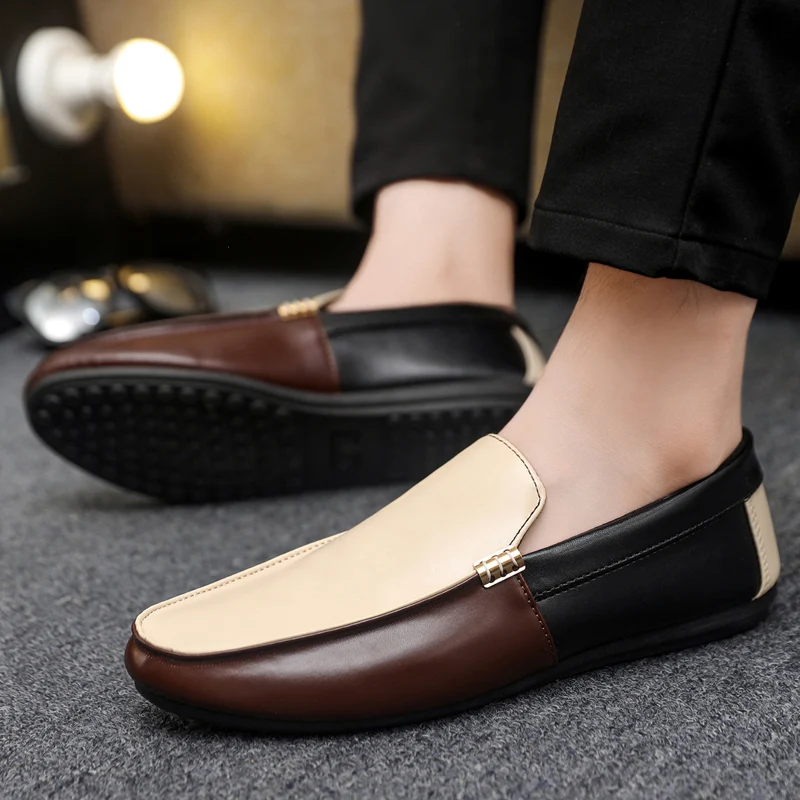 Sapatos de couro da moda para  - Suede Loafers Men avaliação e preço