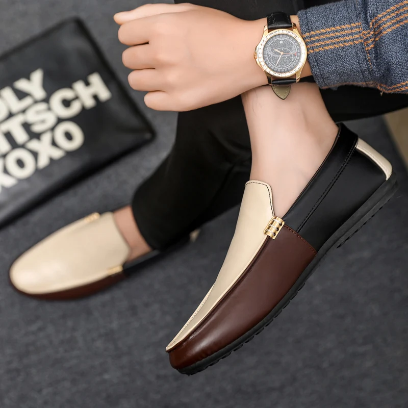 Sapatos de couro da moda para  - Suede Loafers Men avaliação e preço