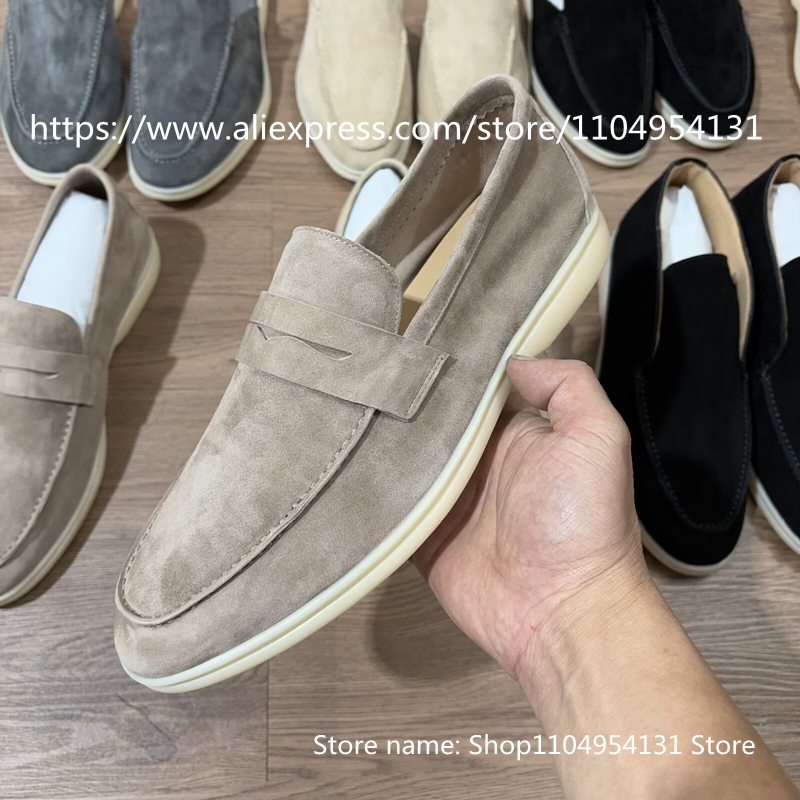 Mocassins coloridos casuais, 1 - Suede Loafers Men avaliação e preço