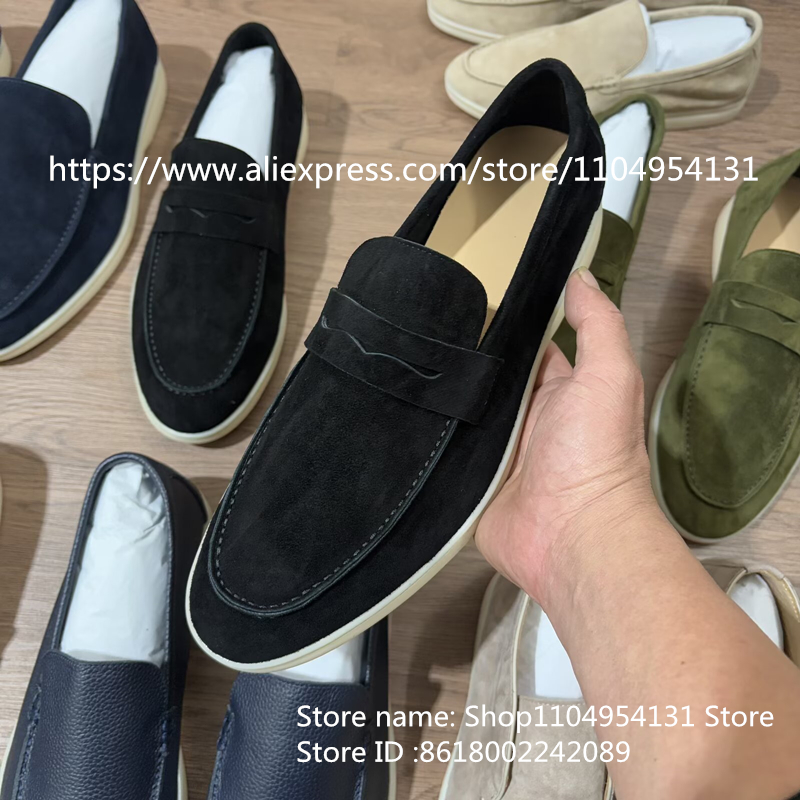 Mocassins coloridos casuais, 1 - Suede Loafers Men avaliação e preço