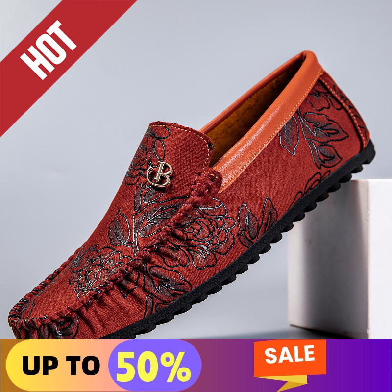 Lazer mocassins de couro mascu - Suede Loafers Men avaliação e preço