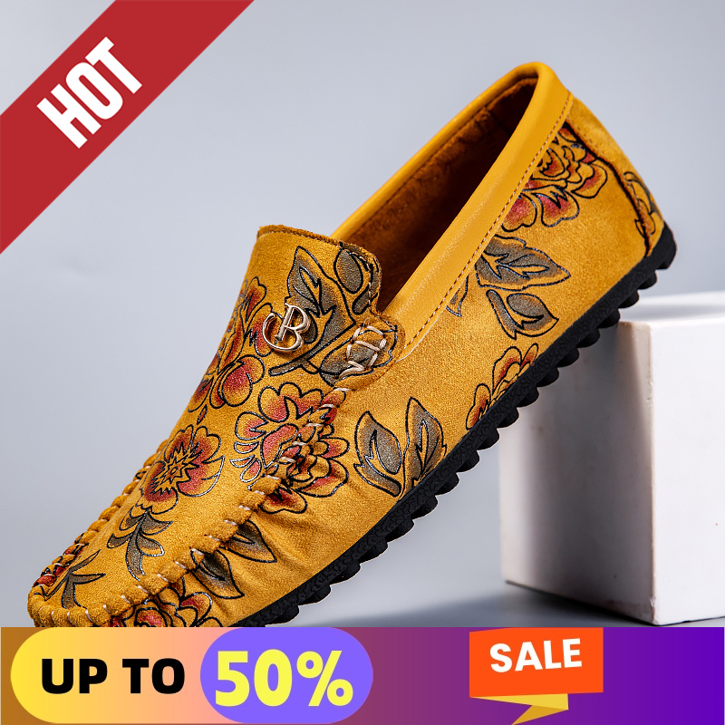 Lazer mocassins de couro mascu - Suede Loafers Men avaliação e preço