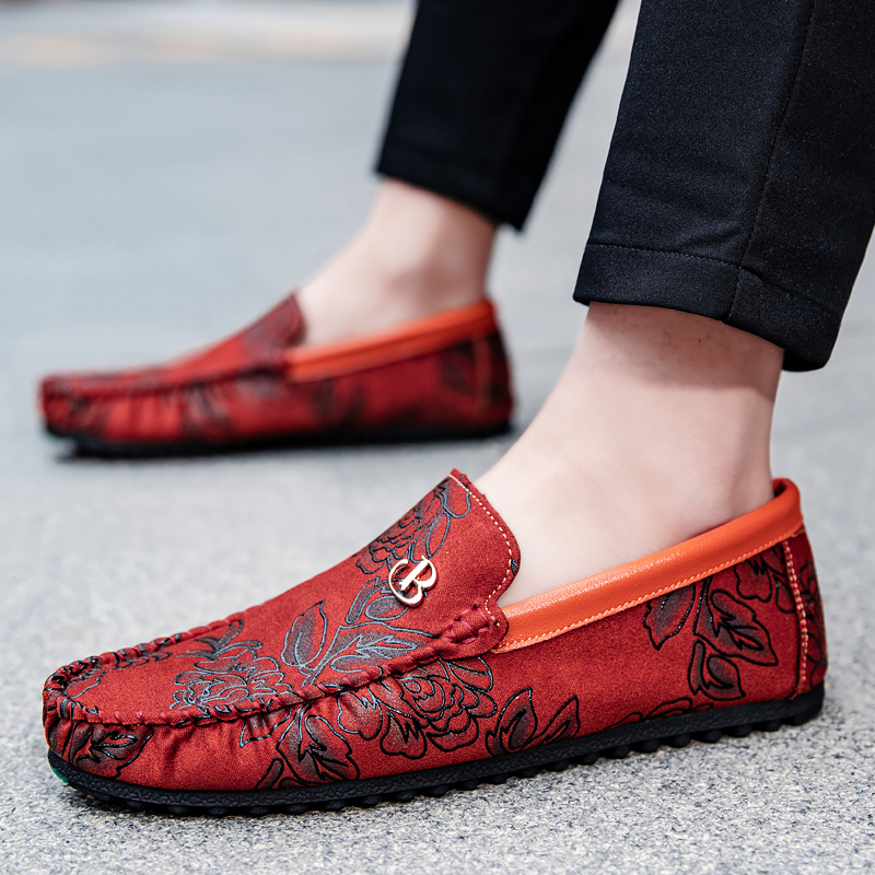 Lazer mocassins de couro mascu - Suede Loafers Men avaliação e preço