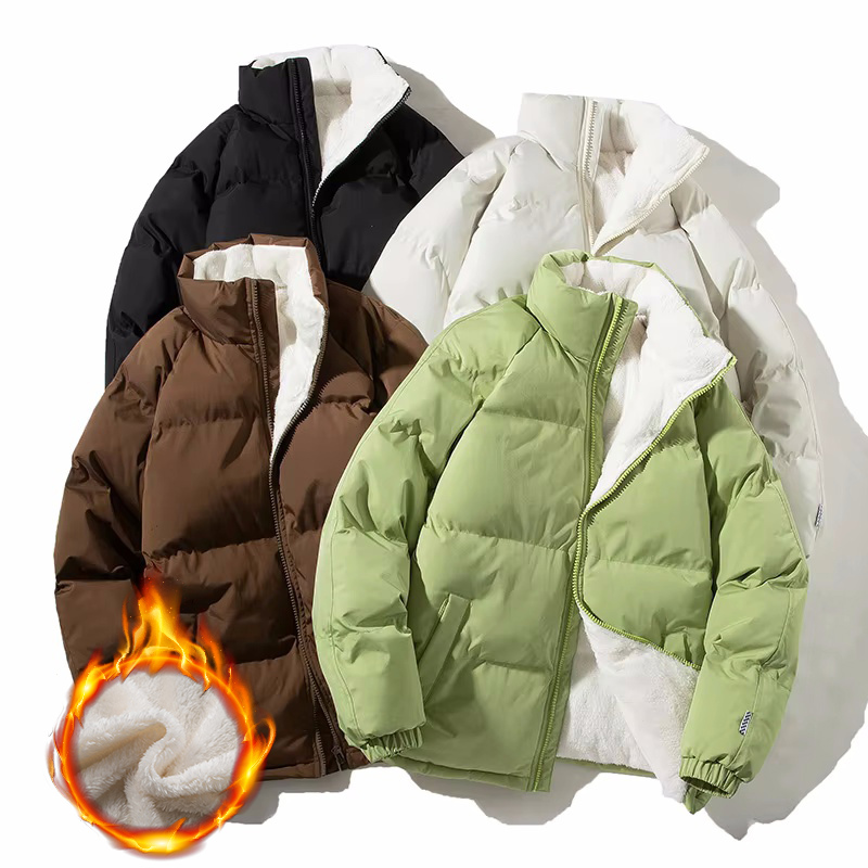 Casal estilo engrossar quente  - Sherpa Jacket Fleece avaliação e preço