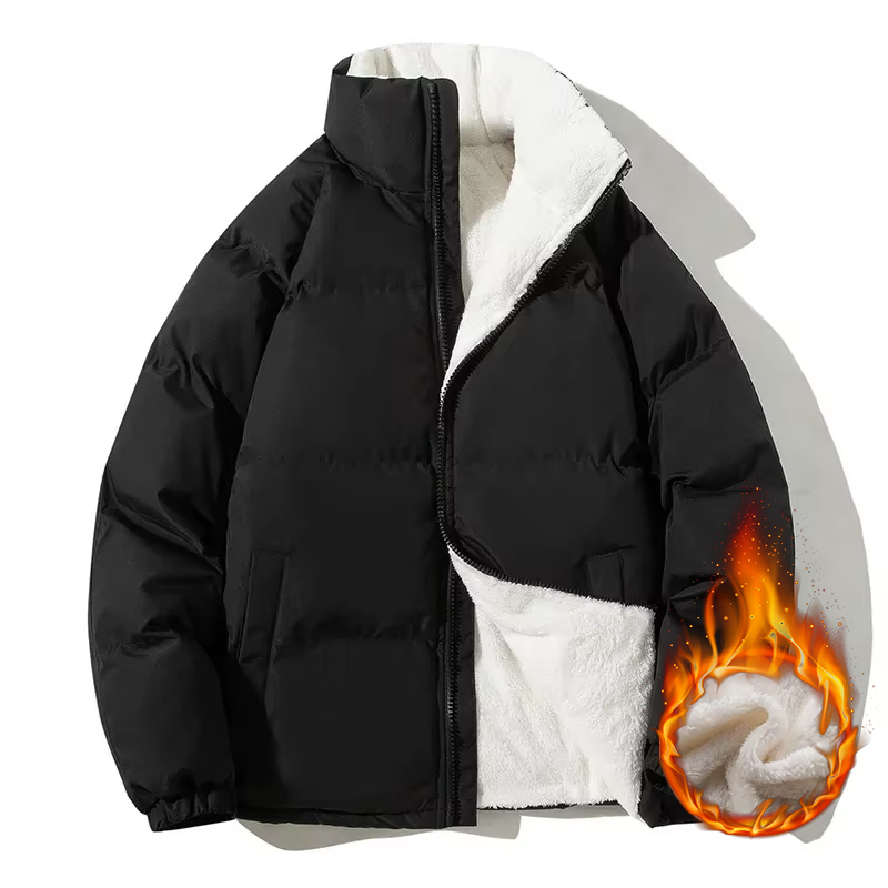 Casal estilo engrossar quente  - Sherpa Jacket Fleece avaliação e preço