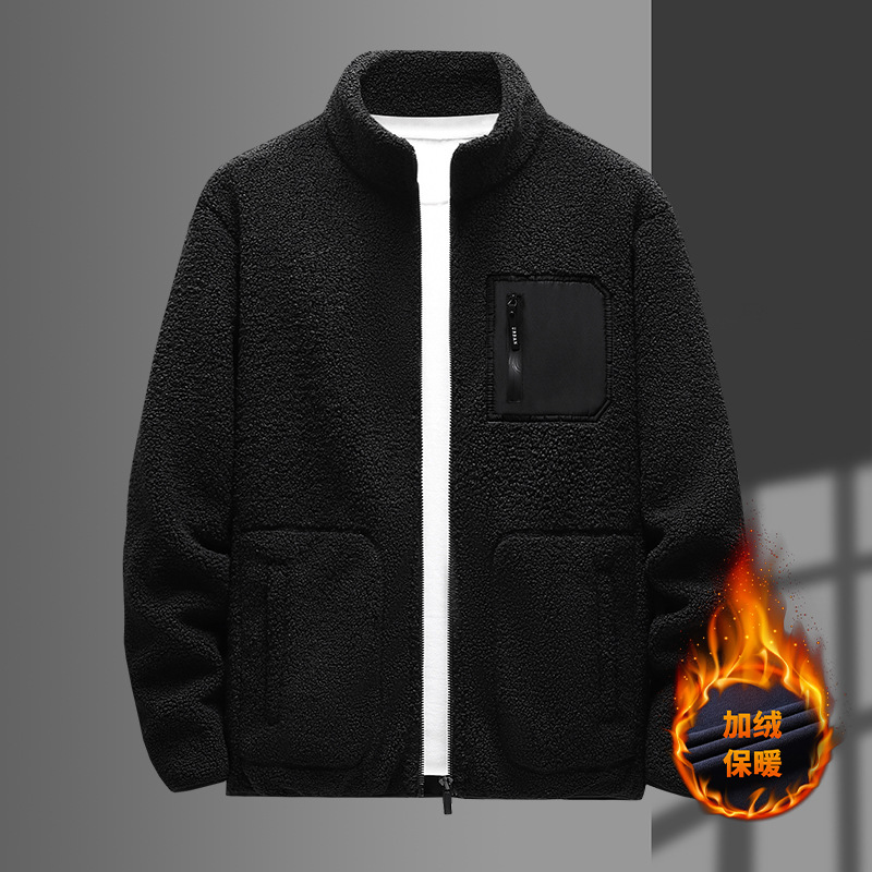 Jaqueta masculina de lã sherpa - Sherpa Jacket Fleece avaliação e preço