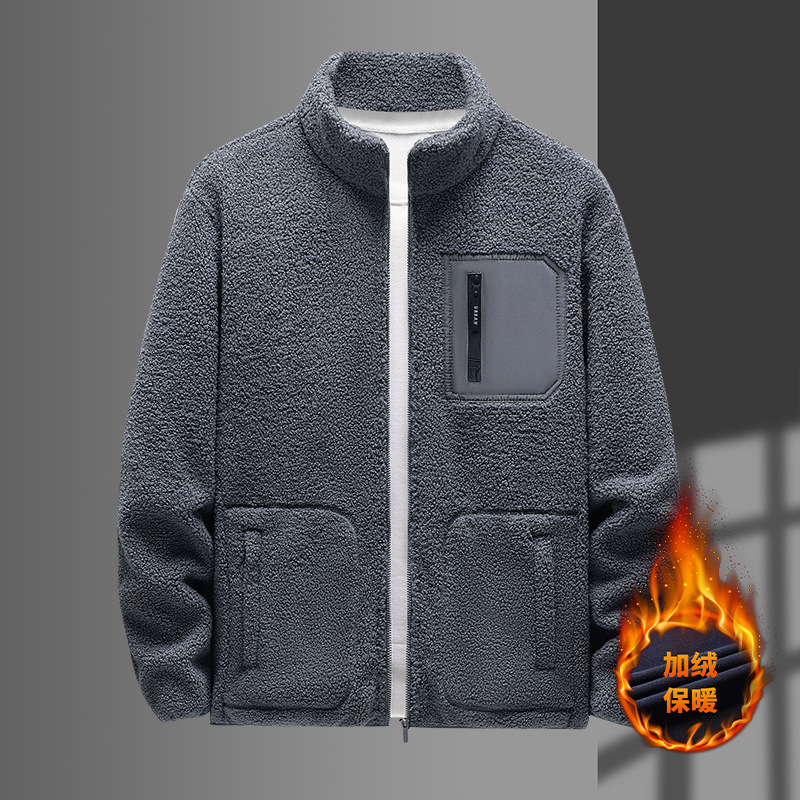 Jaqueta masculina de lã sherpa - Sherpa Jacket Fleece avaliação e preço