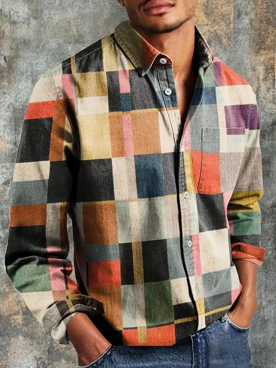 Camisa Casual Masculina de Lin - Men'S Fashion And Style avaliação e preço