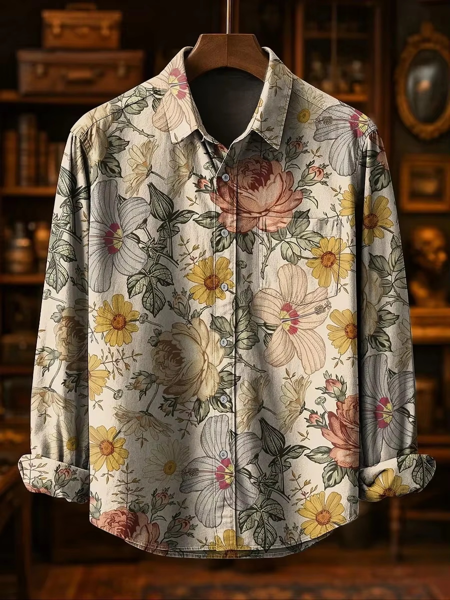 Camisa Casual Masculina de Lin - Men'S Fashion And Style avaliação e preço